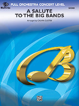 A Salute to the Big Bands Orchestra Scores/Parts sheet music cover Thumbnail